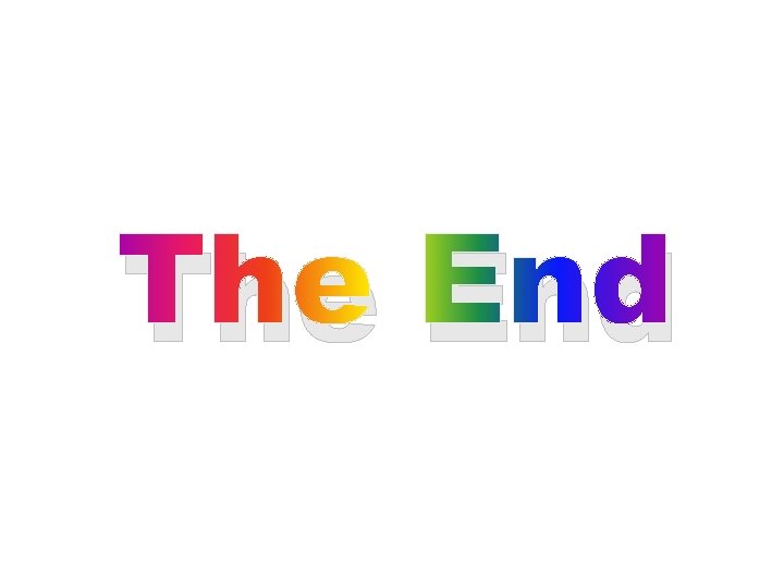 The End 