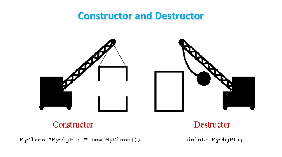 Constructor and Destructor 