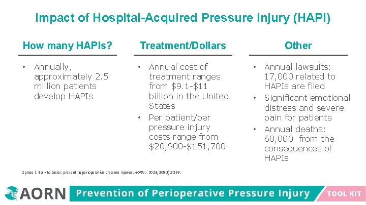 Impact of Hospital-Acquired Pressure Injury (HAPI) How many HAPIs? • Annually, approximately 2. 5
