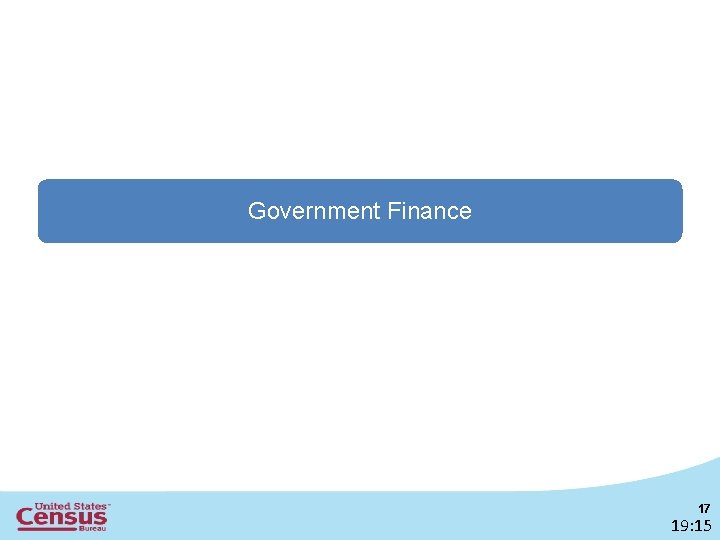 Government Finance 17 19: 15 