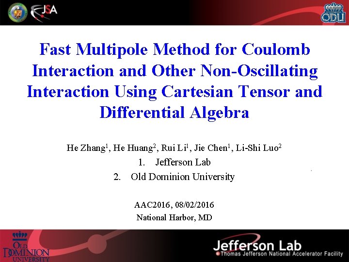 Fast Multipole Method for Coulomb Interaction and Other Non-Oscillating Interaction Using Cartesian Tensor and