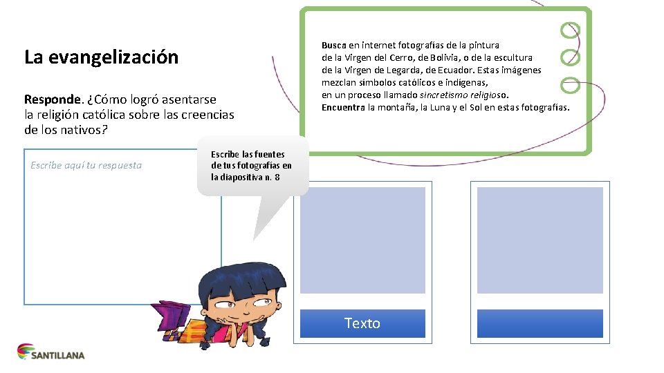 La evangelización Responde. ¿Cómo logró asentarse la religión católica sobre las creencias de los