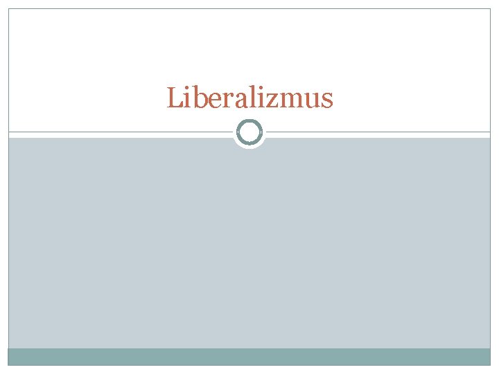 Liberalizmus 