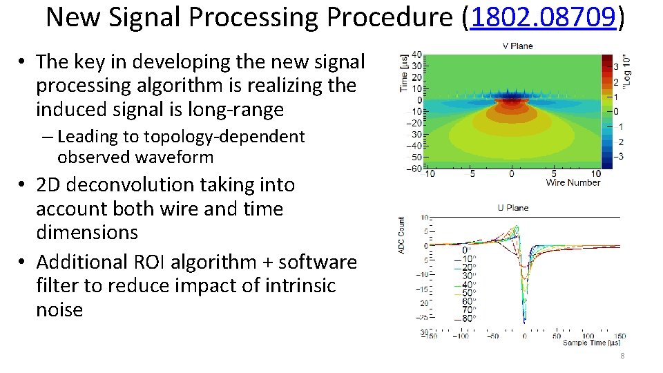 New Signal Processing Procedure (1802. 08709) • The key in developing the new signal