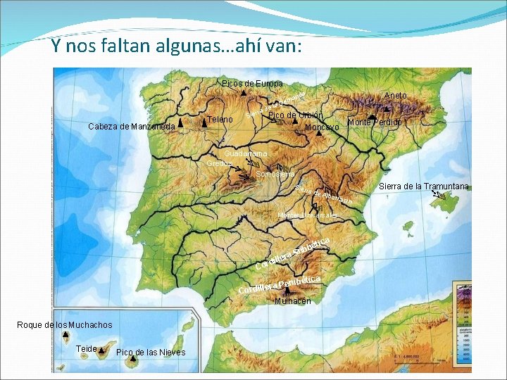 Y nos faltan algunas…ahí van: Picos de Europa Cabeza de Manzaneda Teleno nda ema