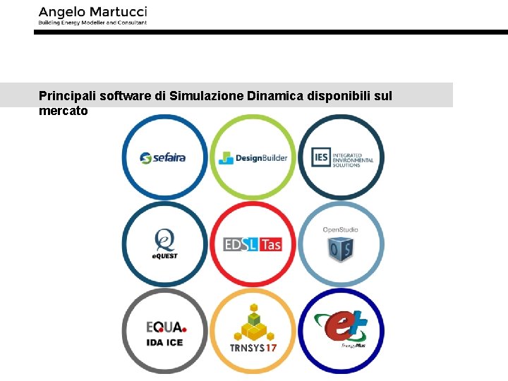 Principali software di Simulazione Dinamica disponibili sul mercato 15 