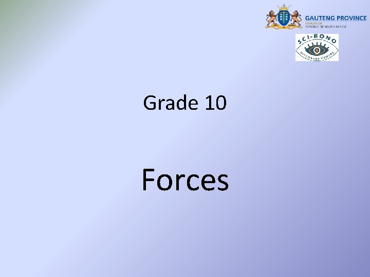 Grade 10 Forces 