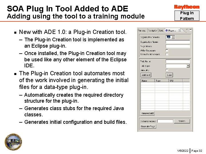 SOA Plug In Tool Added to ADE Adding using the tool to a training