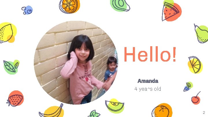 Hello! Amanda 4 years old 2 