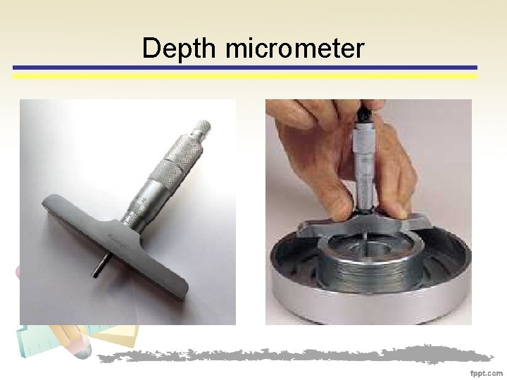 Depth micrometer 