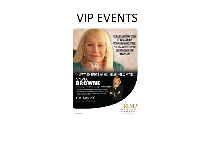 VIP EVENTS 