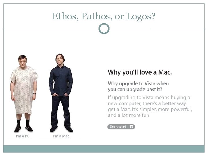 Ethos, Pathos, or Logos? 