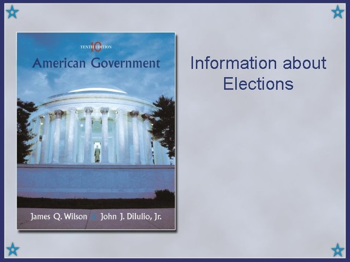 Information about Elections 