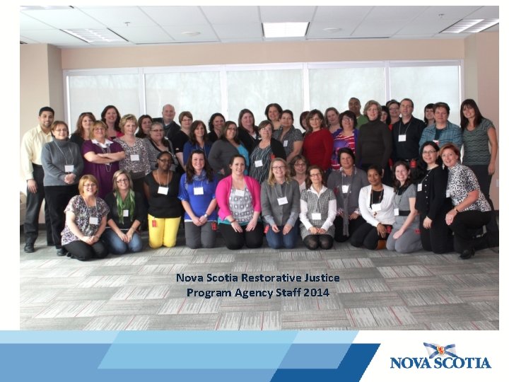 Nova Scotia Restorative Justice staff 2013 Nova Scotia Restorative Program Agency Staff 2014 