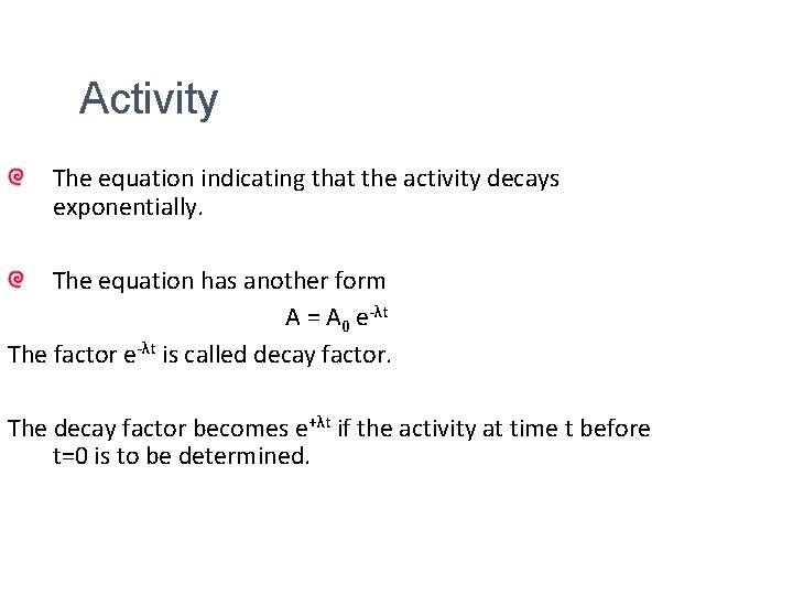 Lecture about 2 Nature of Radioactive Decay Prof
