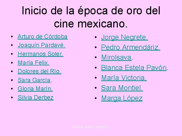 Inicio de la época de oro del cine mexicano. • • Arturo de Córdoba