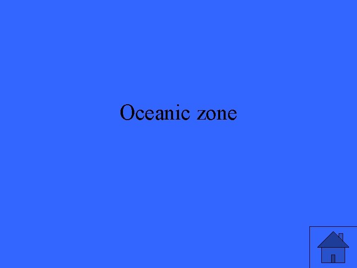 Oceanic zone 