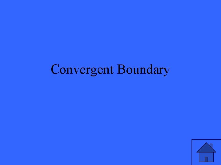 Convergent Boundary 