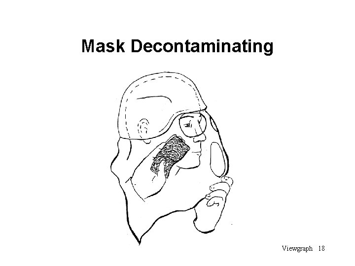 Mask Decontaminating Viewgraph 18 