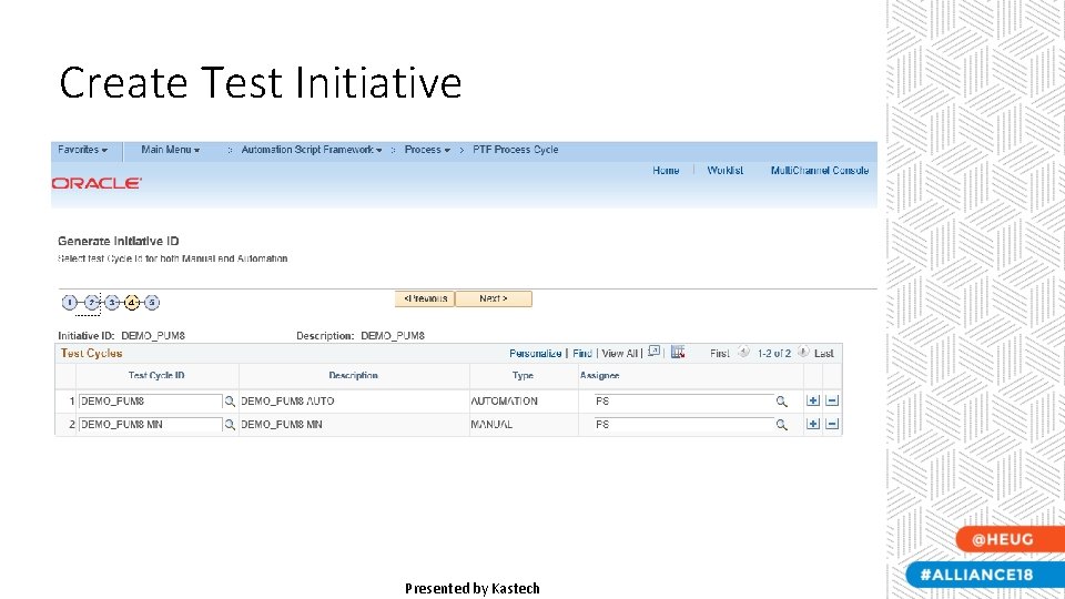 Create Test Initiative Presented by Kastech Create Test Initiative Presented by Kastech