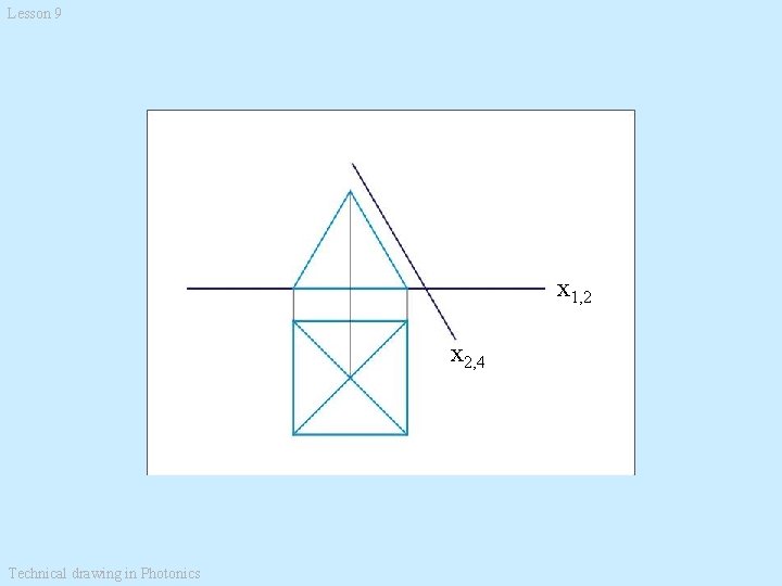 Lesson 9 x 1, 2 x 2, 4 Technical drawing in Photonics 