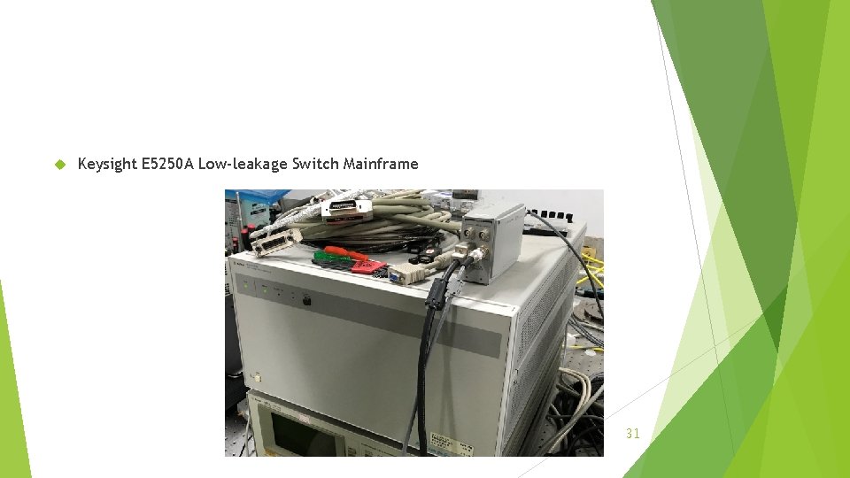  Keysight E 5250 A Low-leakage Switch Mainframe 31 