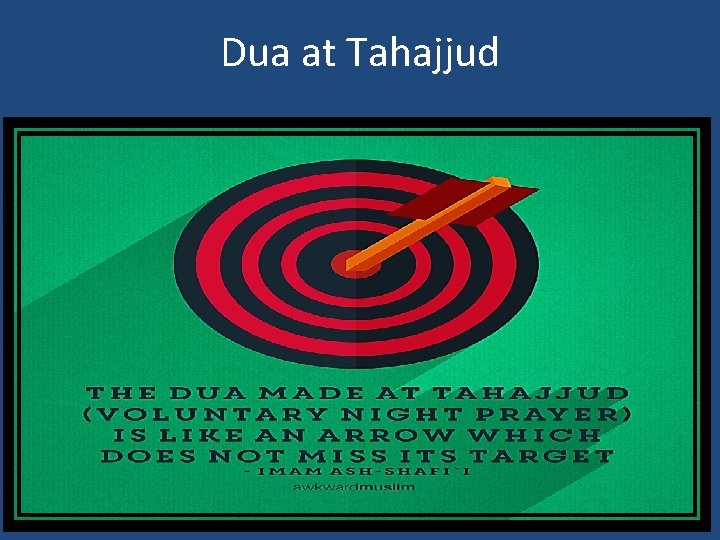 Dua at Tahajjud 