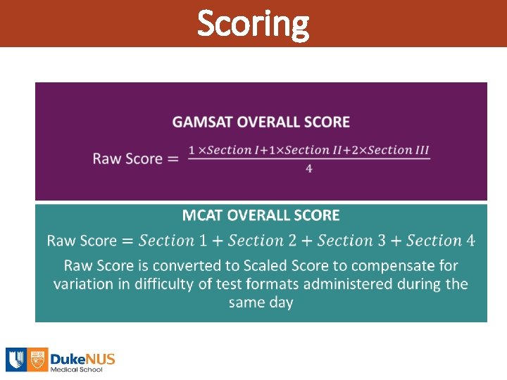 Scoring 