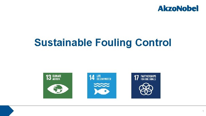 Sustainable Fouling Control 1 