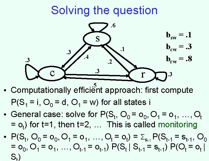 Solving the question. 6 bsw =. 1 bcw =. 3 brw =. 8 s. Solving the question. 6 bsw =. 1 bcw =. 3 brw =. 8 s.