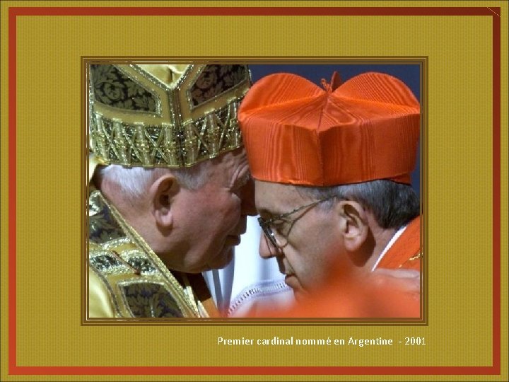 Premier cardinal nommé en Argentine - 2001 