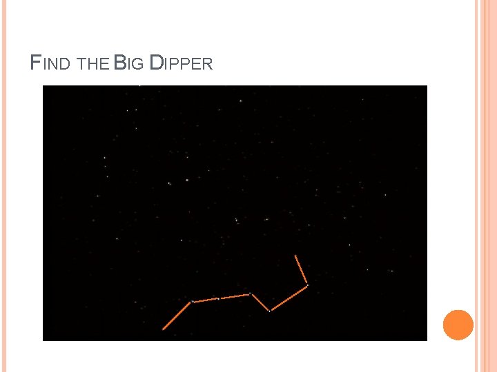 FIND THE BIG DIPPER 