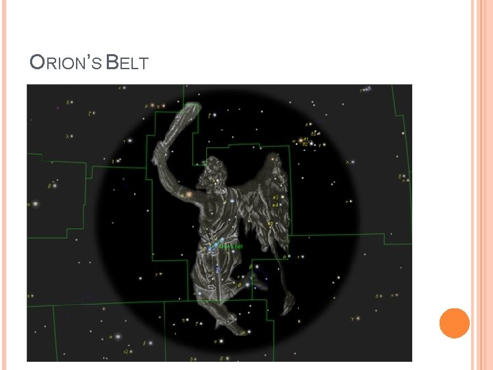 ORION’S BELT 