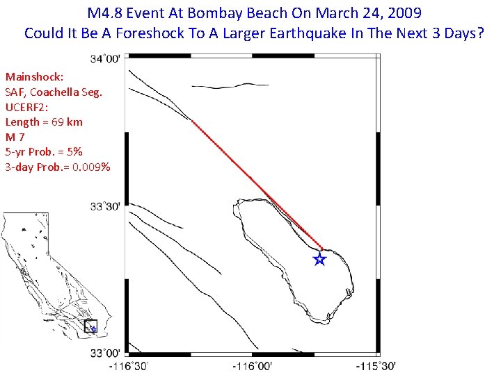 M 4. 8 Event At Bombay Beach On March 24, 2009 Could It Be