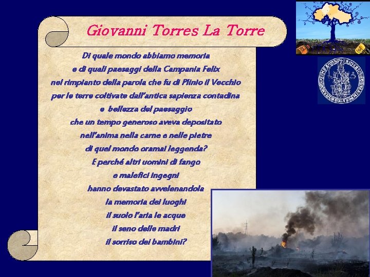 Giovanni Torres La Torre Di quale mondo abbiamo memoria e di quali paesaggi della