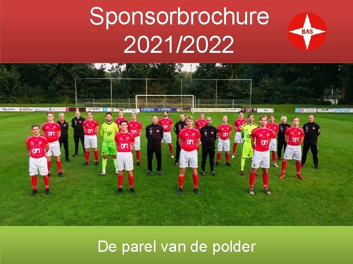 Sponsorbrochure 2021/2022 De parel van de polder 