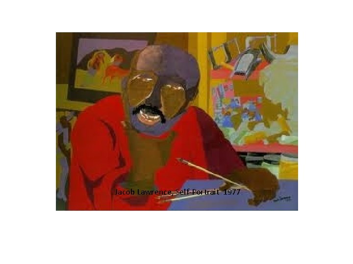 Jacob Lawrence, Self-Portrait 1977 