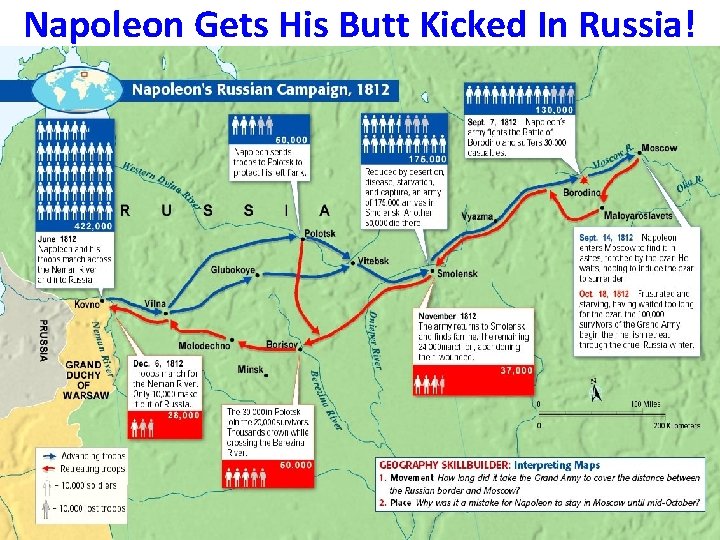 Napoleon Gets His Butt Kicked In Russia! Napoleon Gets His Butt Kicked In Russia!