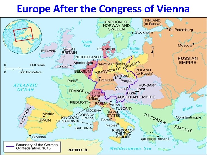 Europe After the Congress of Vienna Europe After the Congress of Vienna