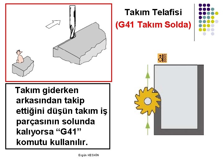 Takım Telafisi (G 41 Takım Solda) Takım giderken arkasından takip ettiğini düşün takım iş Takım Telafisi (G 41 Takım Solda) Takım giderken arkasından takip ettiğini düşün takım iş