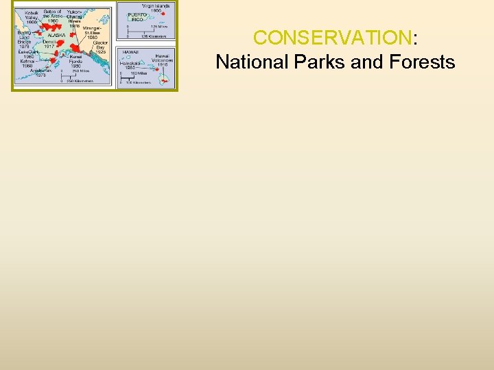 CONSERVATION: National Parks and Forests 