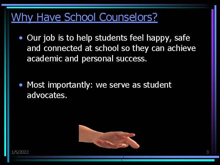 What Does a School Counselor Do Anyway Presented