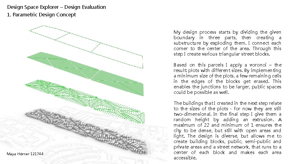 Design Space Explorer Design Evaluation 1 Parametric Design
