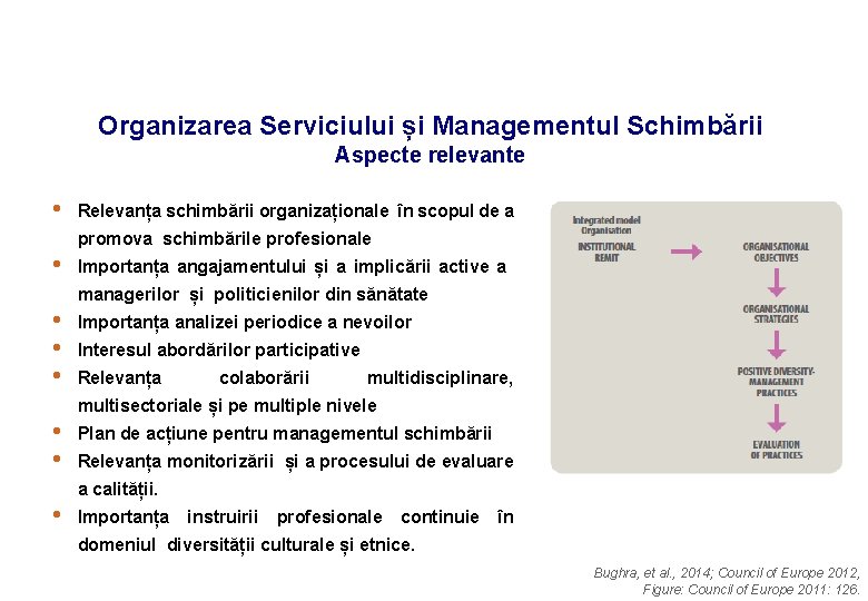 Organizarea Serviciului și Managementul Schimbării Aspecte relevante • • Relevanța schimbării organizaționale în scopul