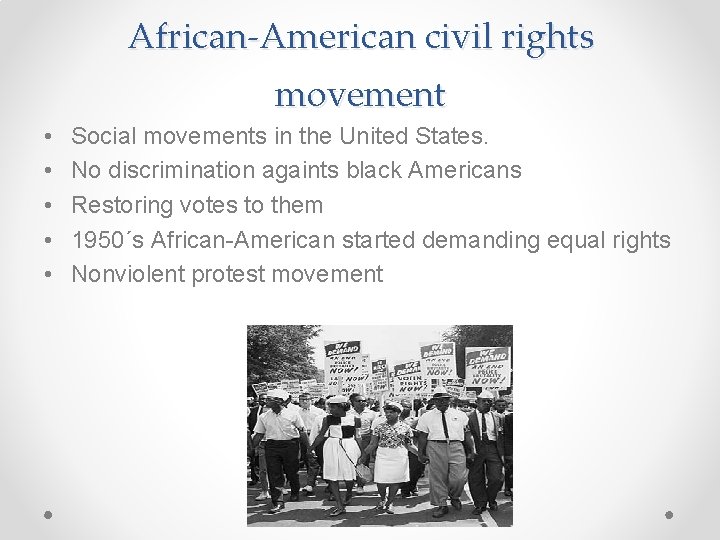 African-American civil rights movement • • • Social movements in the United States. No