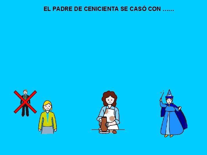 EL PADRE DE CENICIENTA SE CASÓ CON …… 