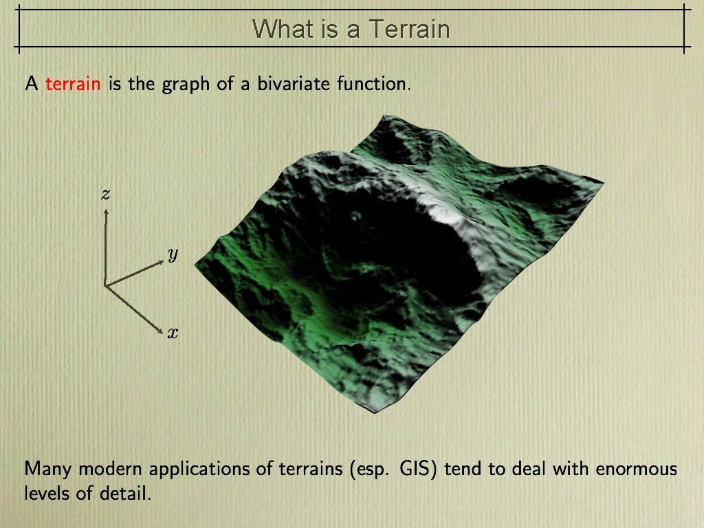 What is a Terrain 