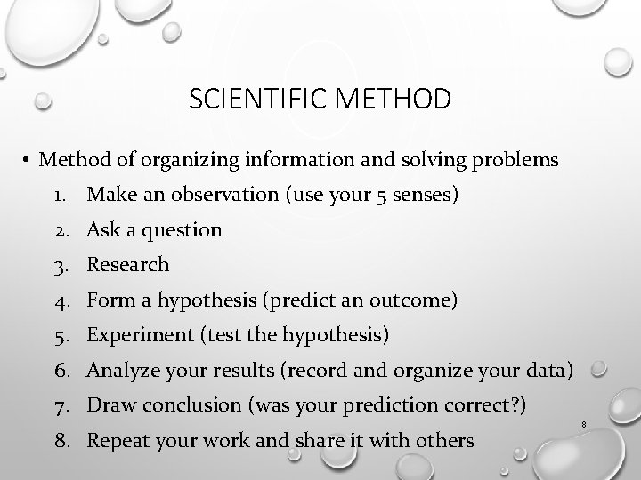 INTRODUCTION TO SCIENCE CHAPTER 1 1 THE NATURE