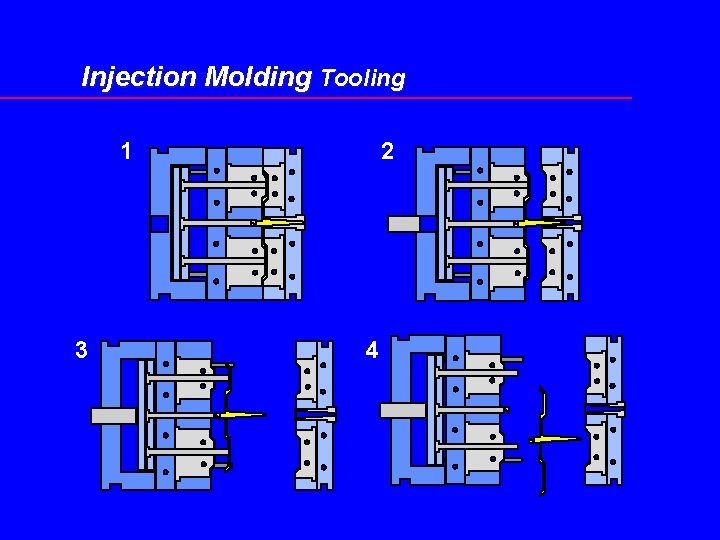 Injection Molding Tooling 1 3 2 4 