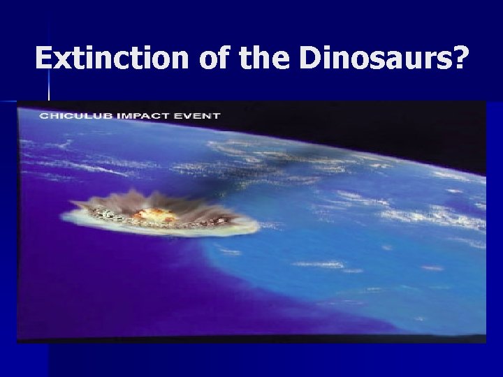 Extinction of the Dinosaurs? 